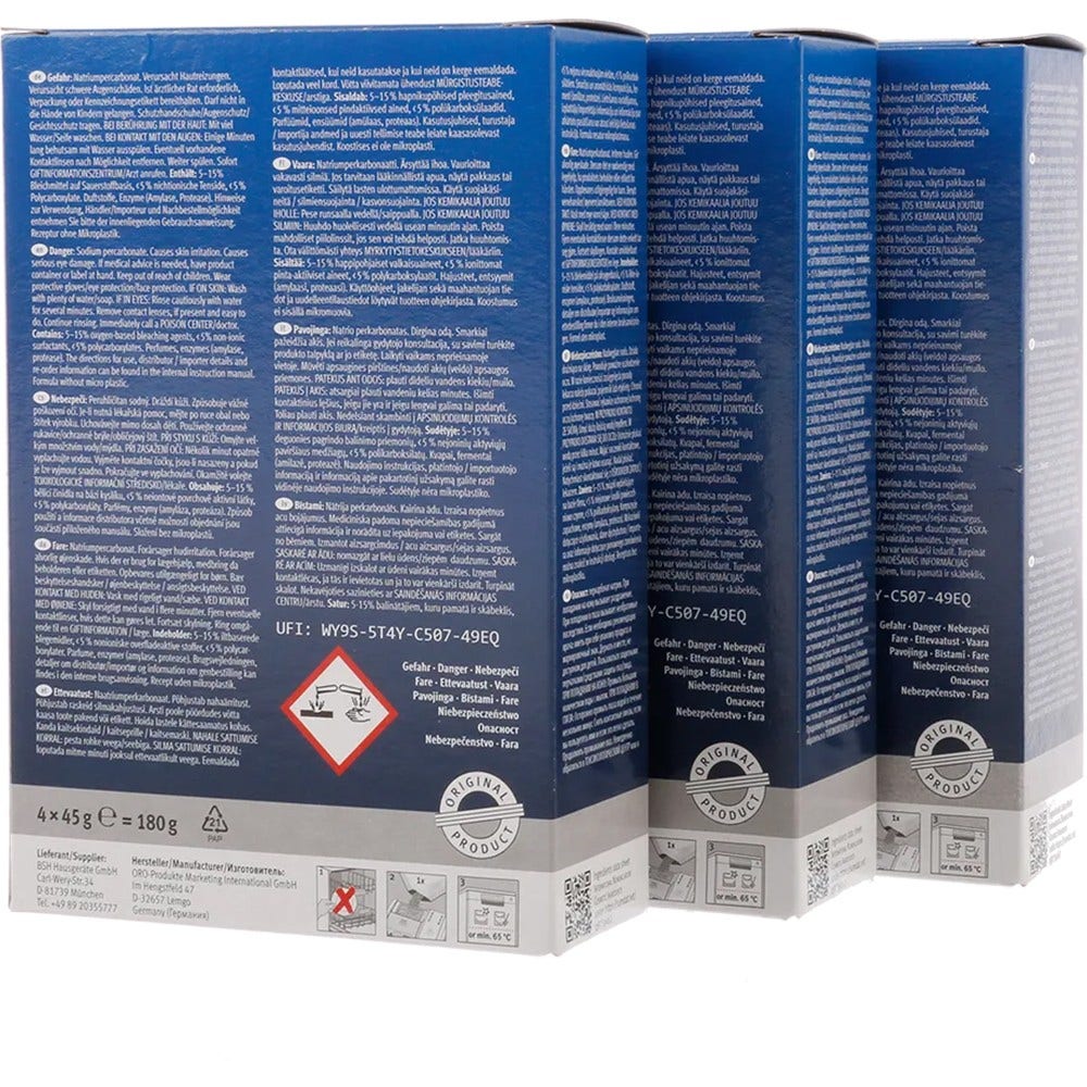 Gaggenau Maschinenreiniger Geschirrspüler 00312257 (12x45g)