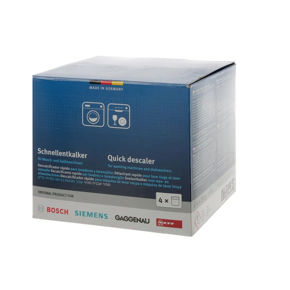 Siemens Entkalker für Waschmaschinen und Geschirrspüler 00312331 (4x250gr)