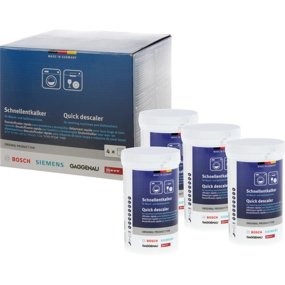 Siemens Entkalker für Waschmaschinen und Geschirrspüler 00312331 (4x250gr)