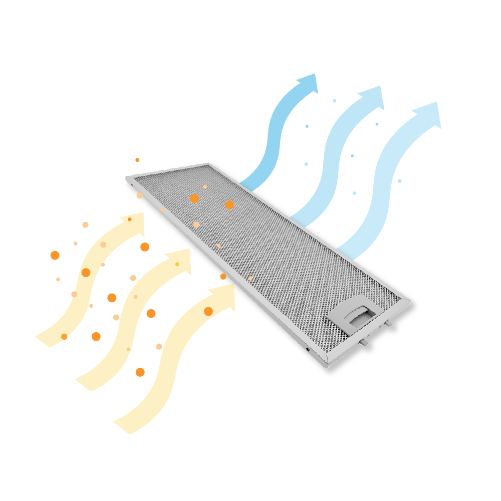 Neff Metall-Fettfilter 445x175mm 352813 / 00352813 (hinten)