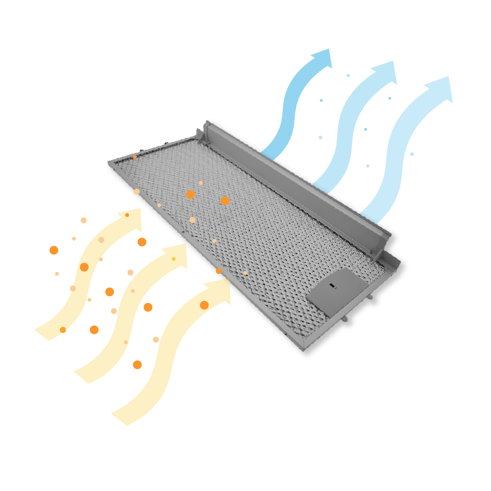 Neff Metall-Fettfilter 455x188mm 434105 / 00434105 (vorne)