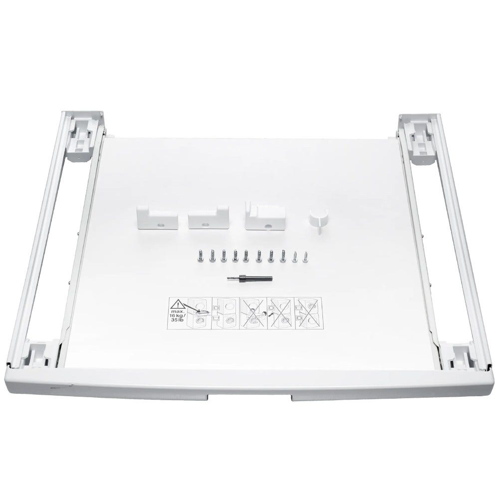 Bosch Abstandshalter mit Verlängerungsplatte für Waschmaschine und Trockner 00574010