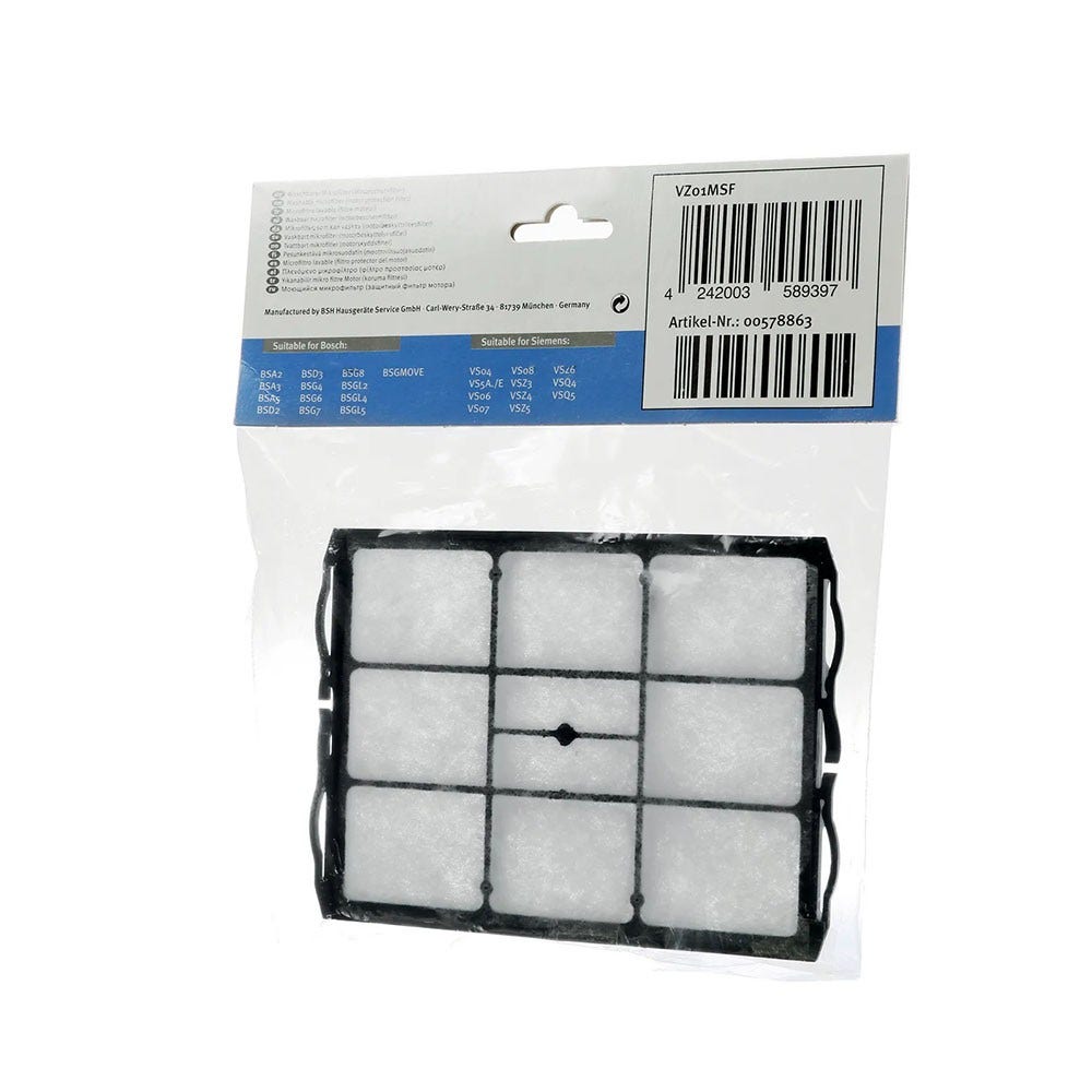 Bosch Motorschutzfilter Staubsauger VZ01MSF
