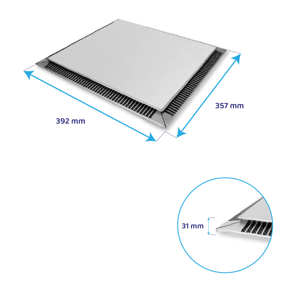 Gaggenau Metall-Fettfilter 357x393mm 672320 / 00672320
