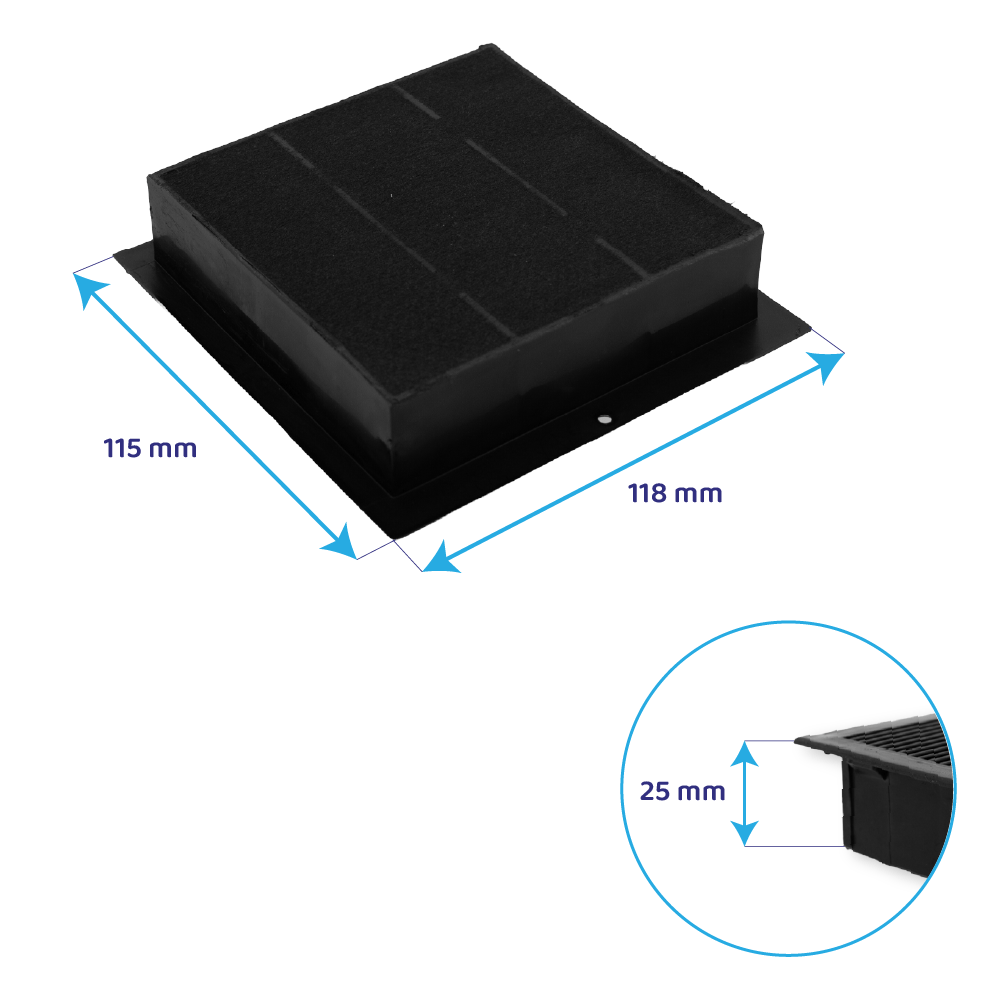 CATA Aktivkohlefilter S-BOX X (3 St.)