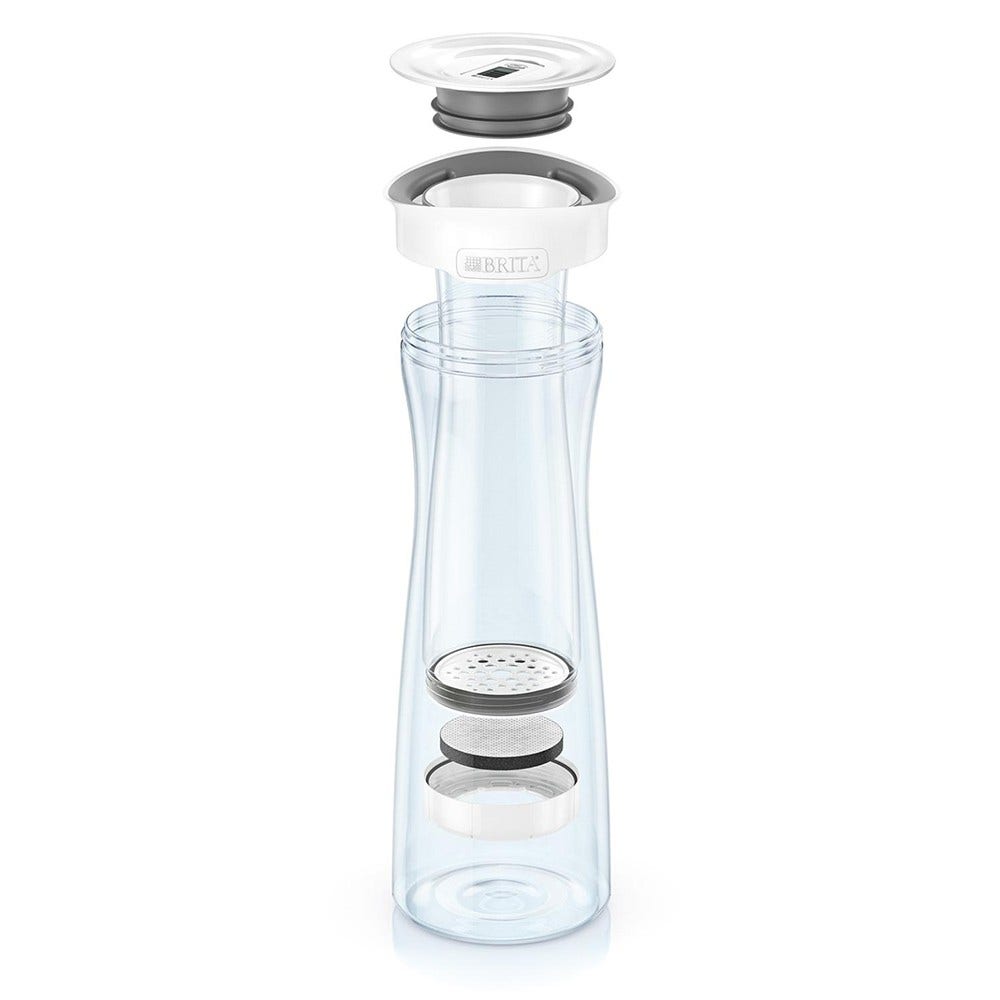 BRITA Wasserfilter-Karaffe 1.3L Fill&Serve Mind + 4 Microdisc Wasserfilter (filtert PFAS)