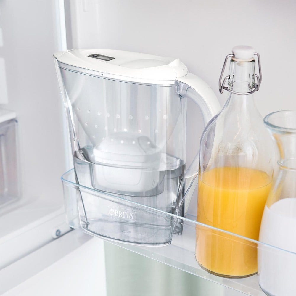 BRITA Marella Wasserfilter XL Kanne Weiß 3.5L + MAXTRA PRO Filterkartusche 1051123