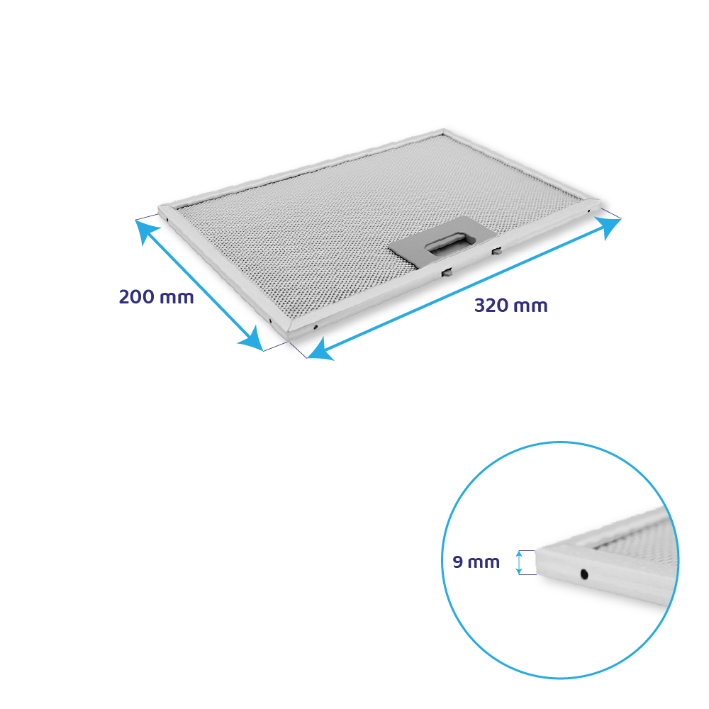 Bosch Metall-Fettfilter 200x320mm 11010164