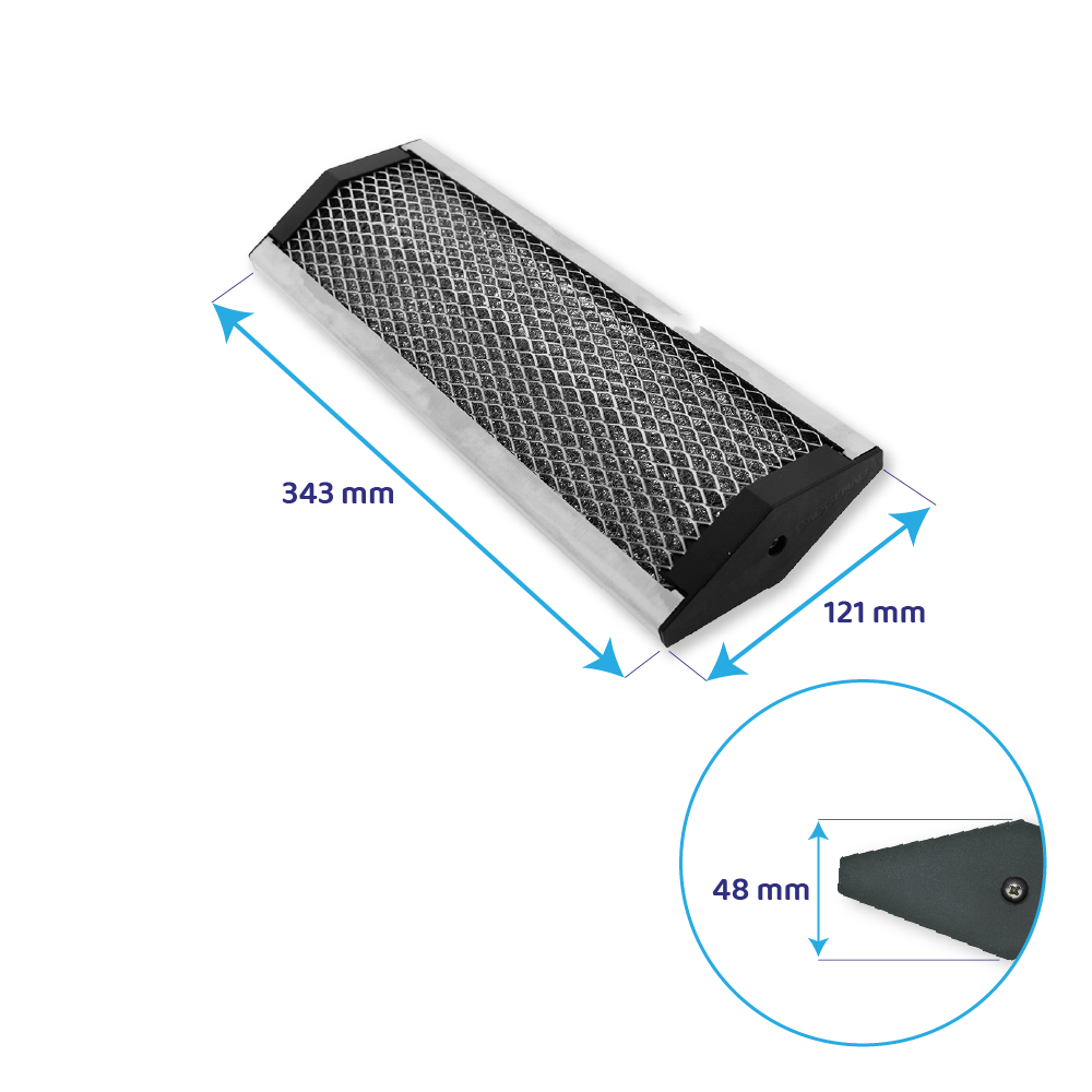 Gaggenau Metall-Fettfilter 343x121mm 11012324