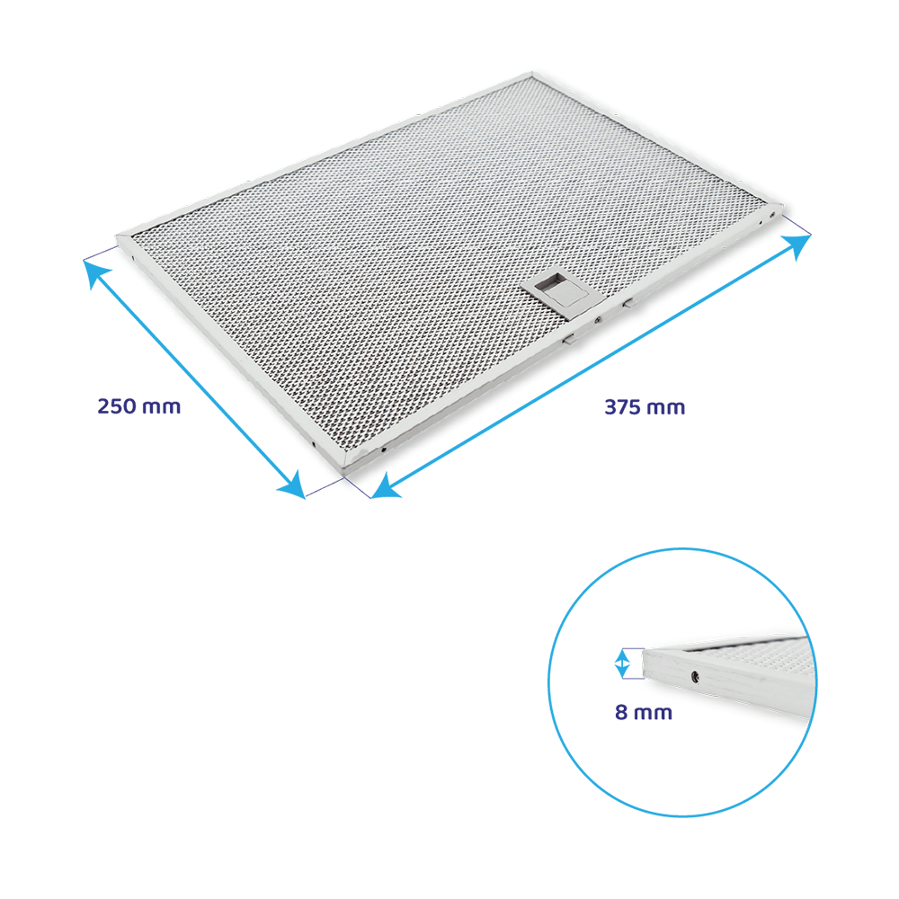 Viva Metall-Fettfilter 375x250mm 11022469
