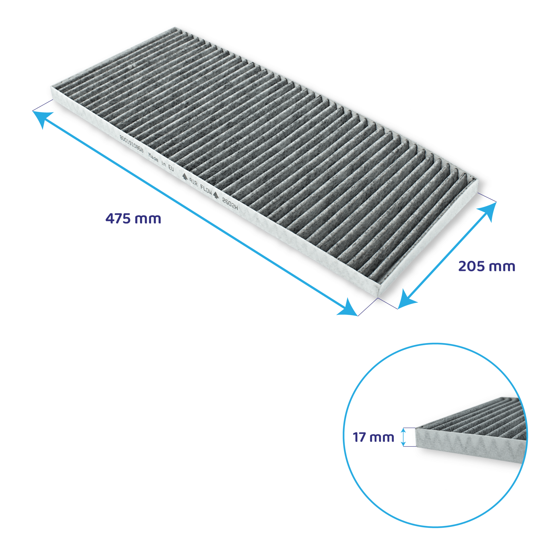 Gaggenau Aktivkohlefilter 11059591 / 00460487
