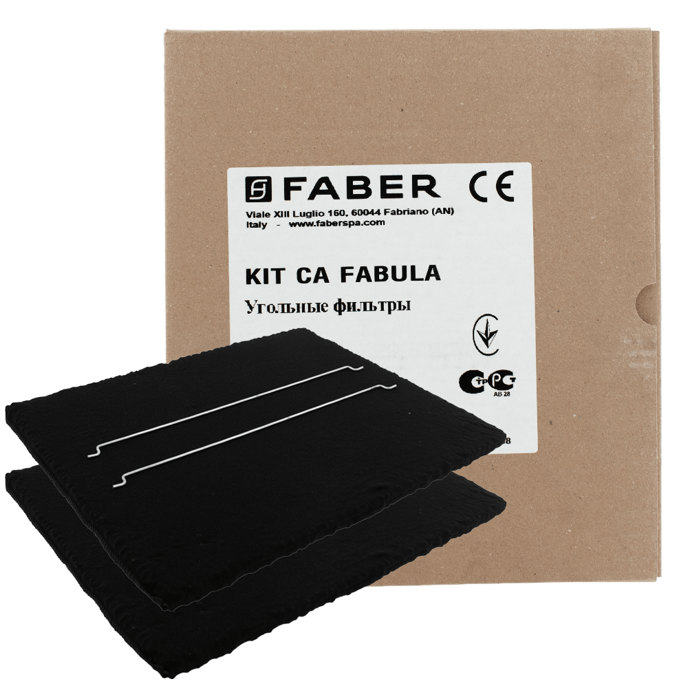 Faber Longlife-Aktivkohlefilter 112.0261.258 / FLL12 (2 St.)