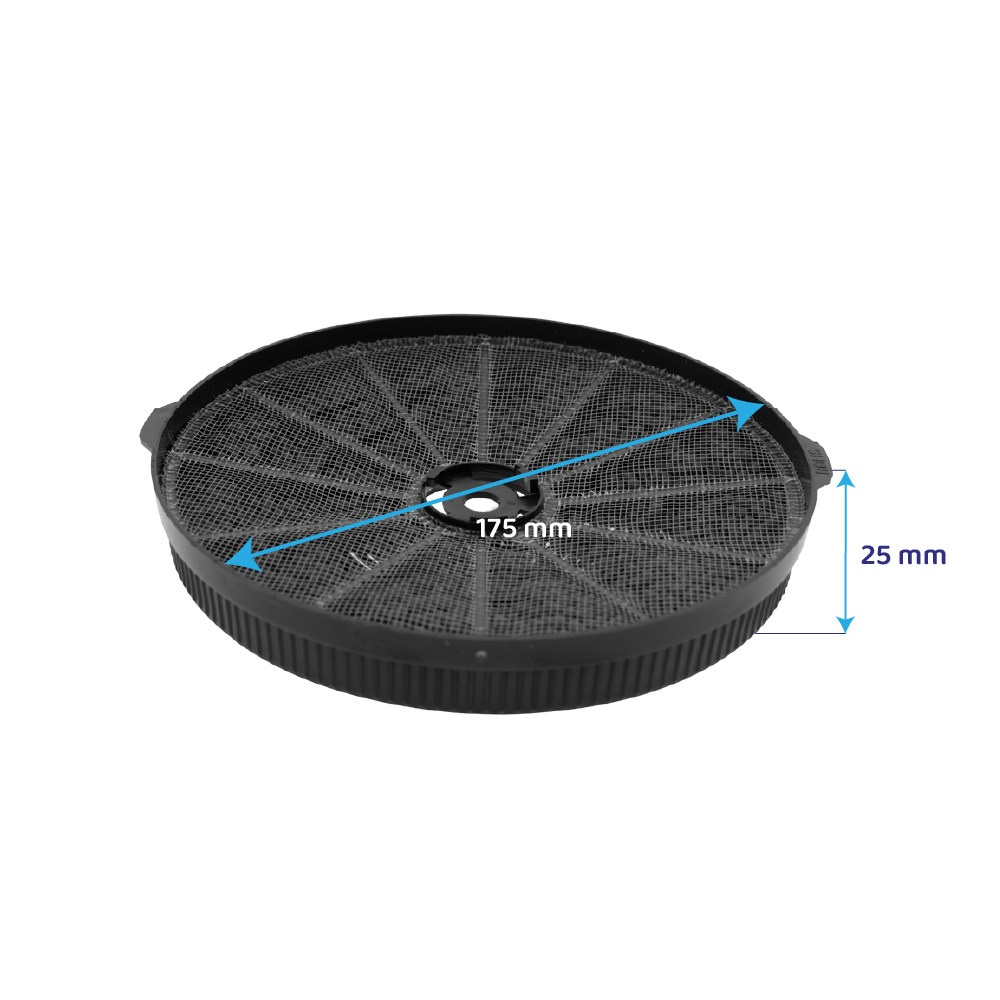 Faber Aktivkohlefilter 5650953 / TF / TG / TT / TV / 112.0569.559 (2 St.)