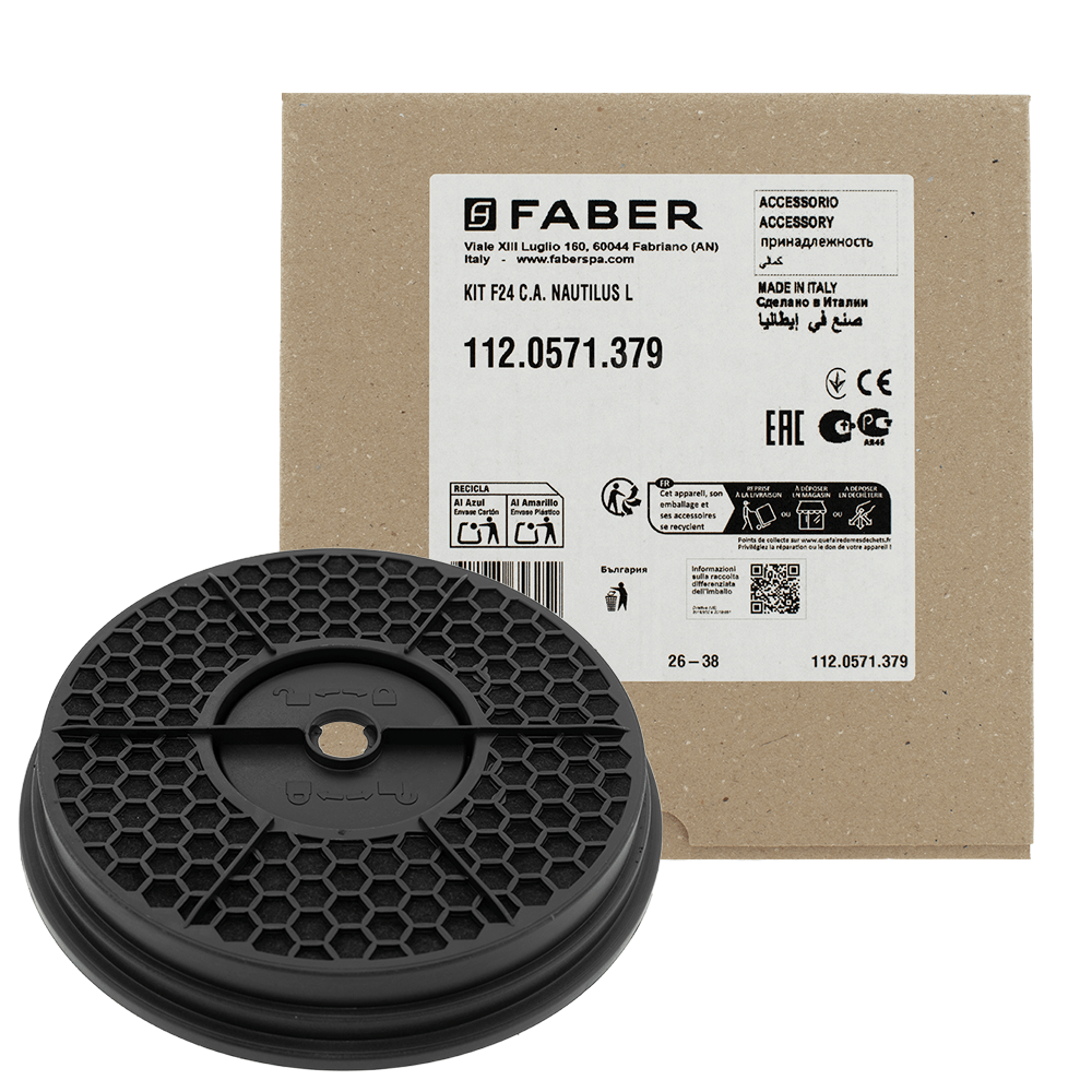 Faber F24 Aktivkohlefilter NAUTILUS L 