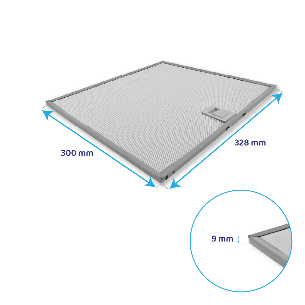 Faber Metall-Fettfilter 300x328mm 133.0342.693