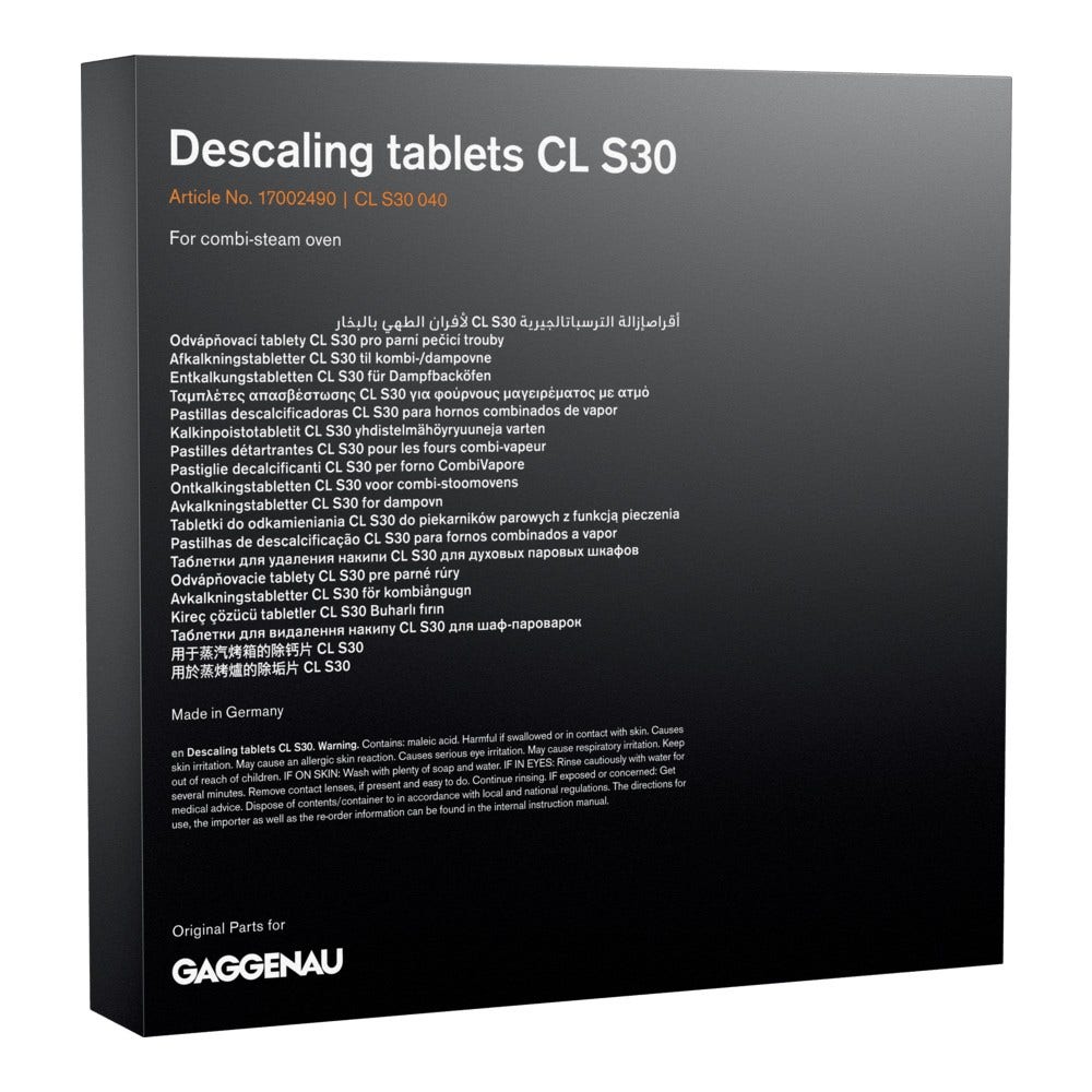 Gaggenau Entkalkungstabletten 17002490 / CLS30040 (4x120g)