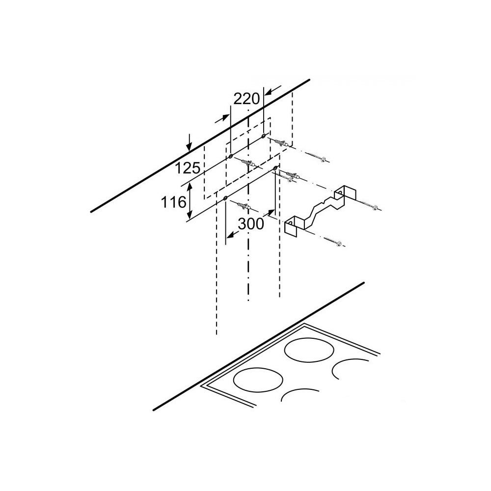 Bosch Starterset für Umluftbetrieb 17004654 / DWZ2FX5D1