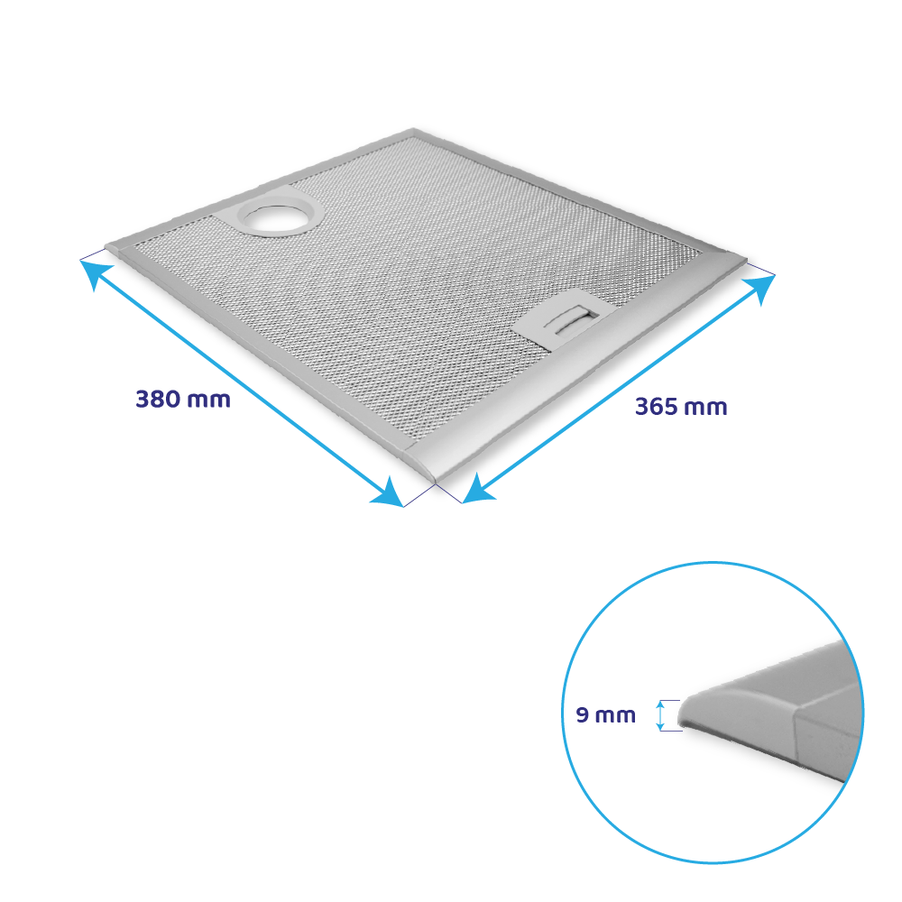Neff Metall-Fettfilter 380x365mm 365477 / 00365477