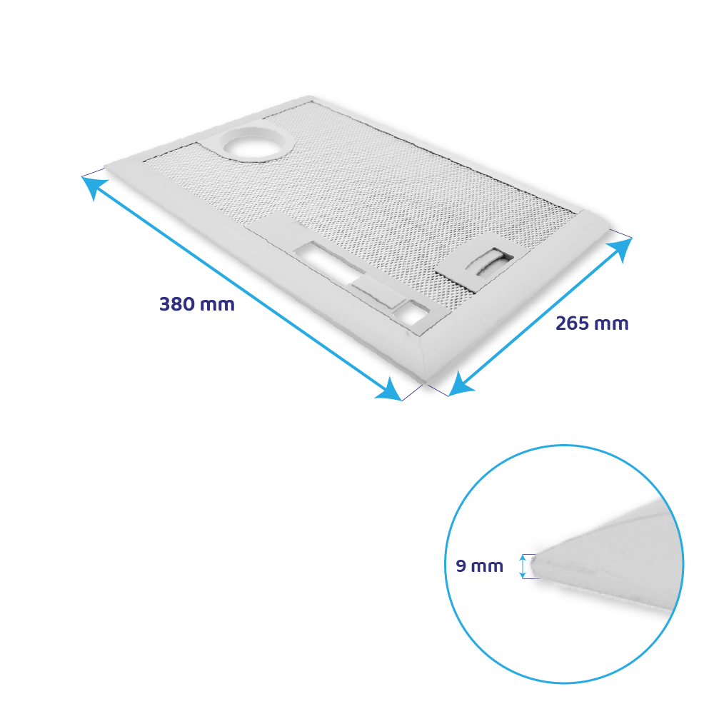 Neff Metall-Fettfilter 380x265mm 365480 / 00365480