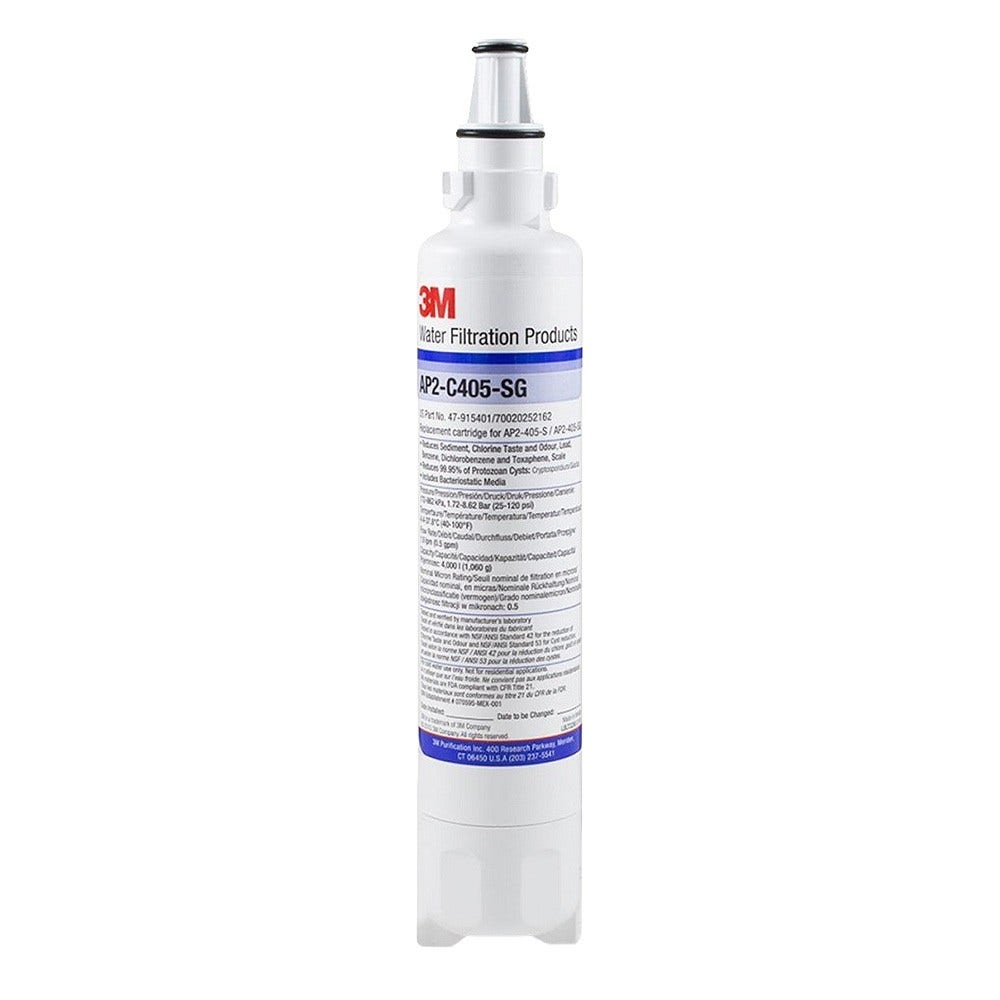 3M™ Wasserfilterset Wasserfilter AP2-C405-SG + Filterkopf VB2-JG