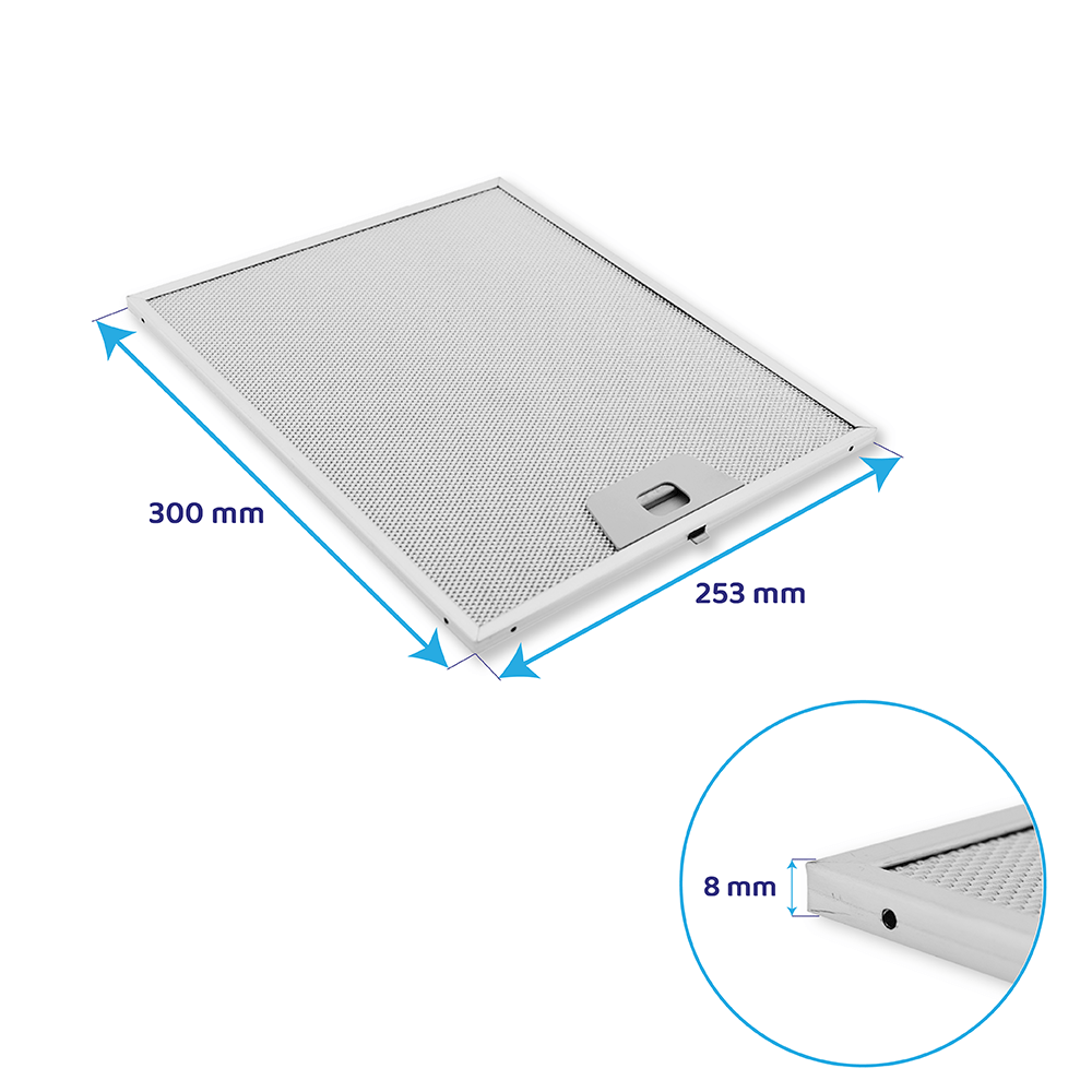 Electrolux Metall-Fettfilter 300x253x8mm 4055081220