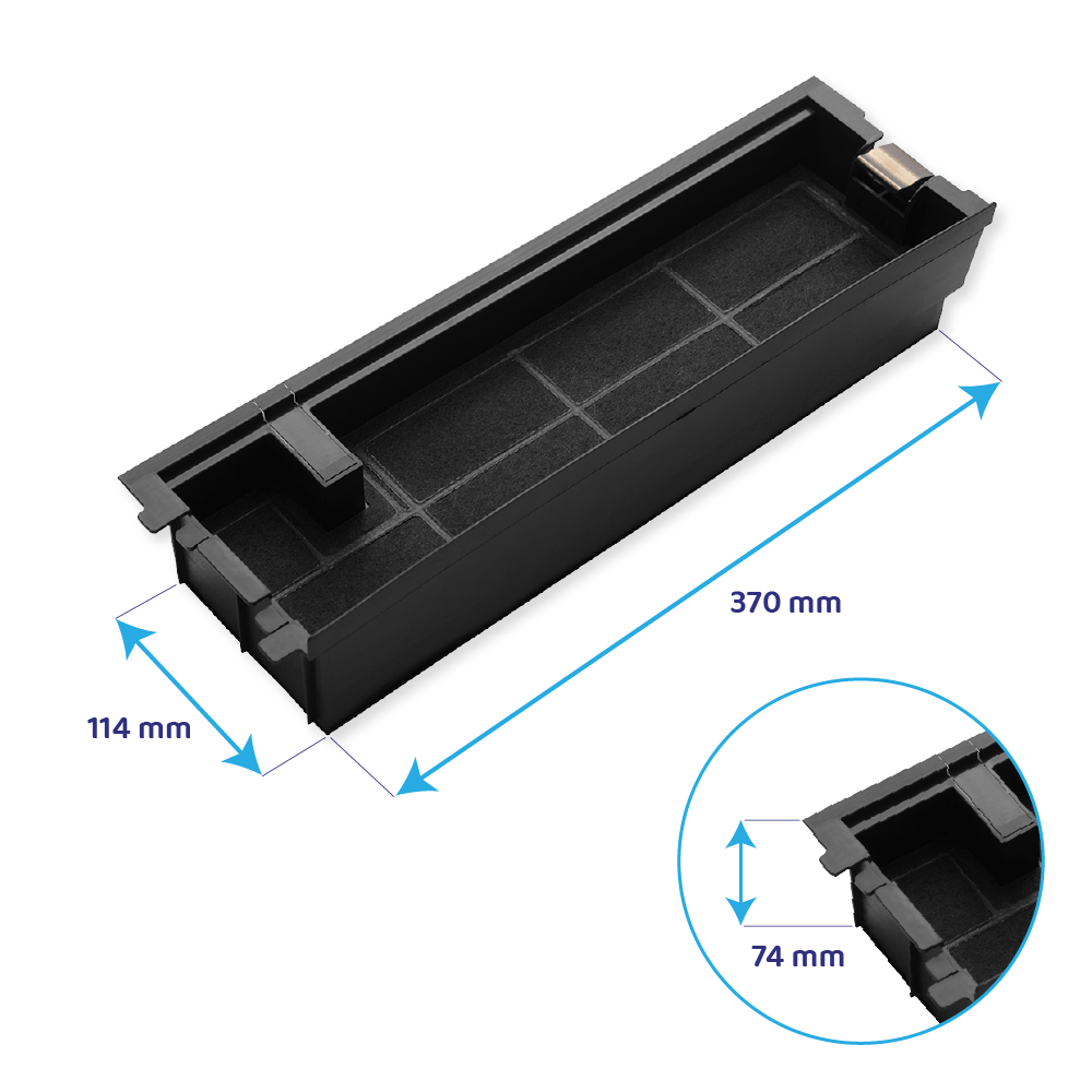 Aktivkohlefilter geeignet für Samsung DG81-02619A