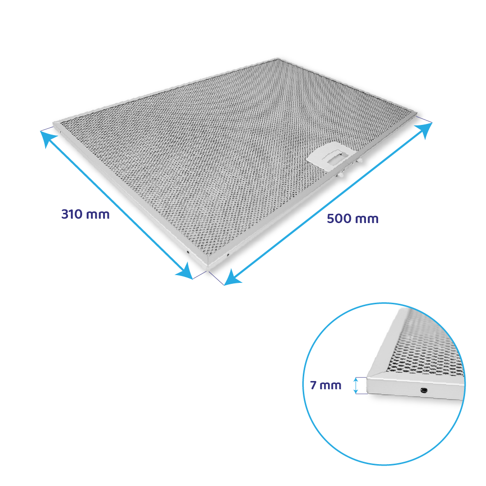 Balay Metall-Fettfilter 310x500x7mm 432785