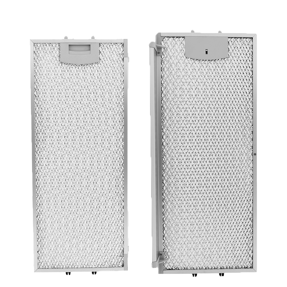 Bosch Metall-Fettfilter Set 434105 + 434107 (2St.) | Vorder- & Rückseite |  455x188x6 mm & 405x209x8 mm
