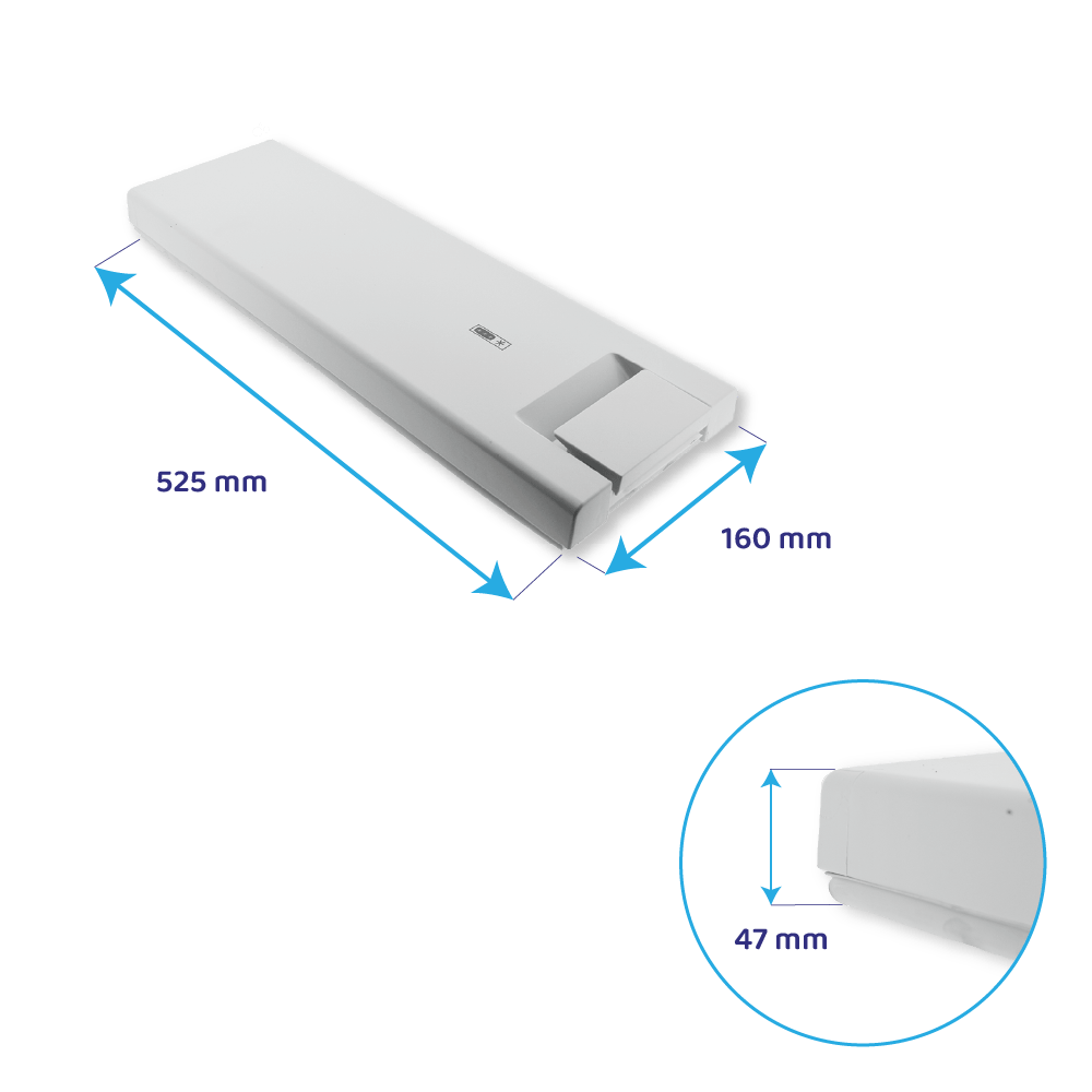 Hotpoint-Ariston Gefrierfachtür 525x160mm / 481244069308