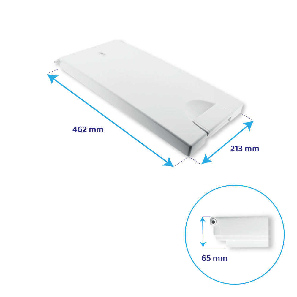 Baucknecht Gefrierfachtür 461x211mm / 81244069338