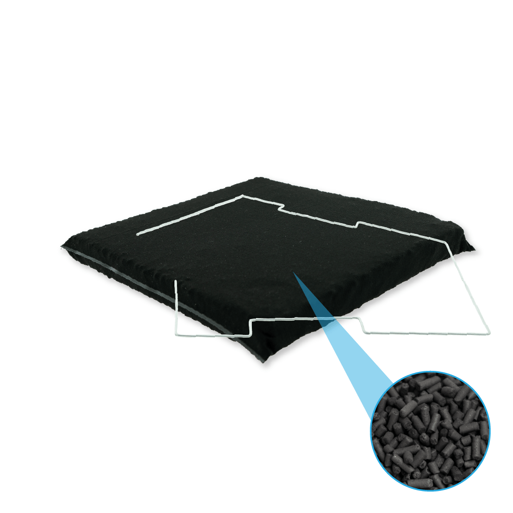 Bauknecht Longlife Aktivkohlefilter 484000008571 / CFW020/1