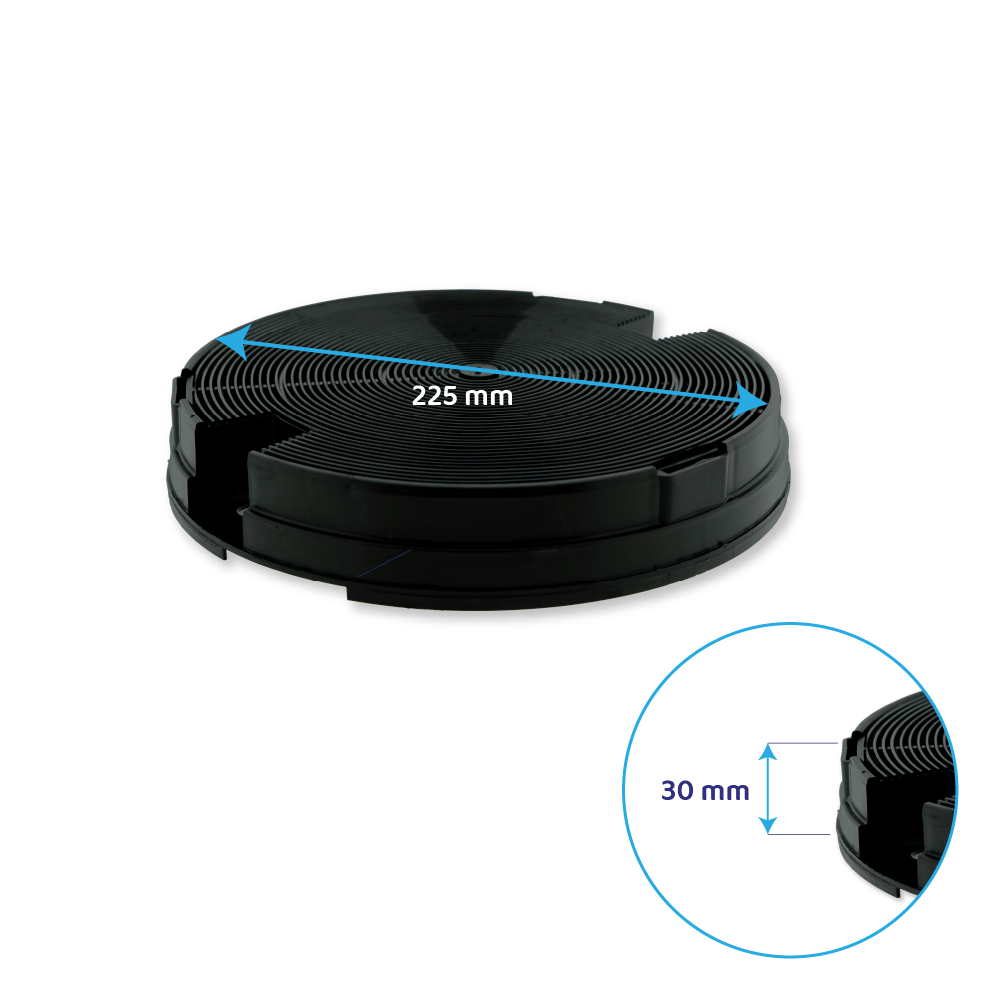 WPRO Aktivkohlefilter Type 29 / AMC912 / CHF029/1