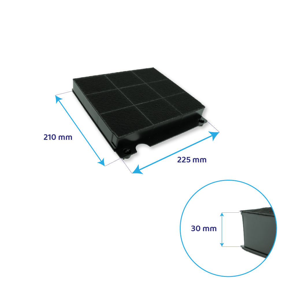 Indesit Aktivkohlefilter CHF15/1 / AMC027