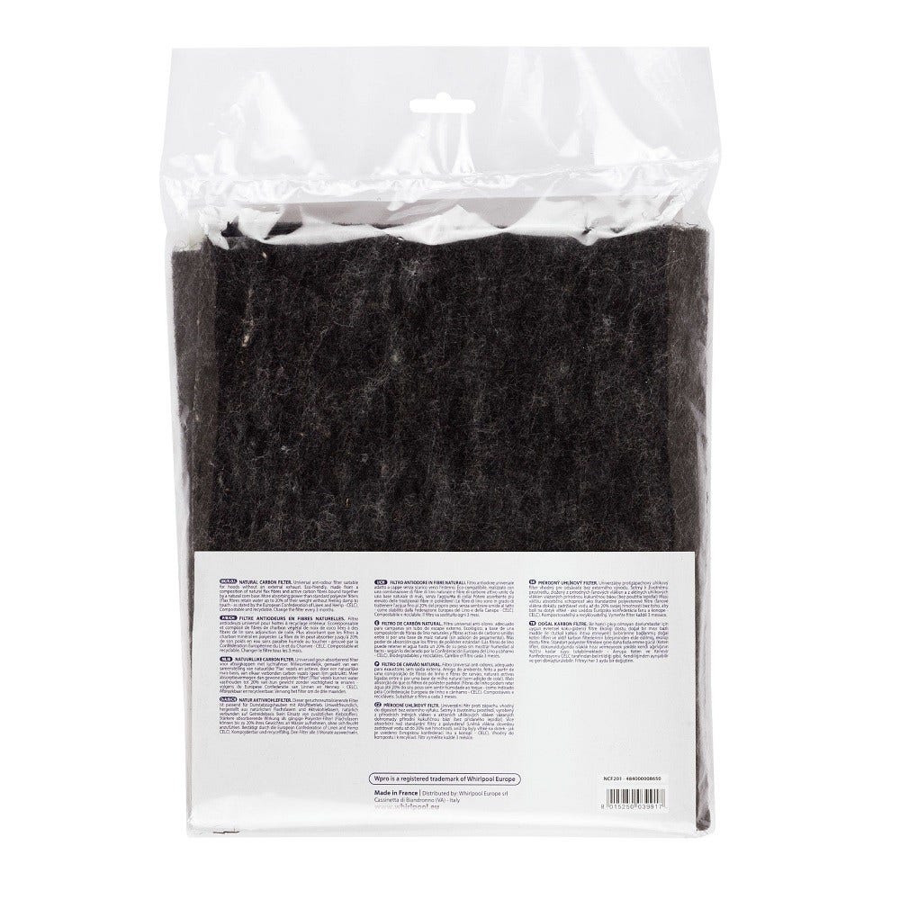 WPRO Natur Aktivkohlefilter NCF201 / 484000008650