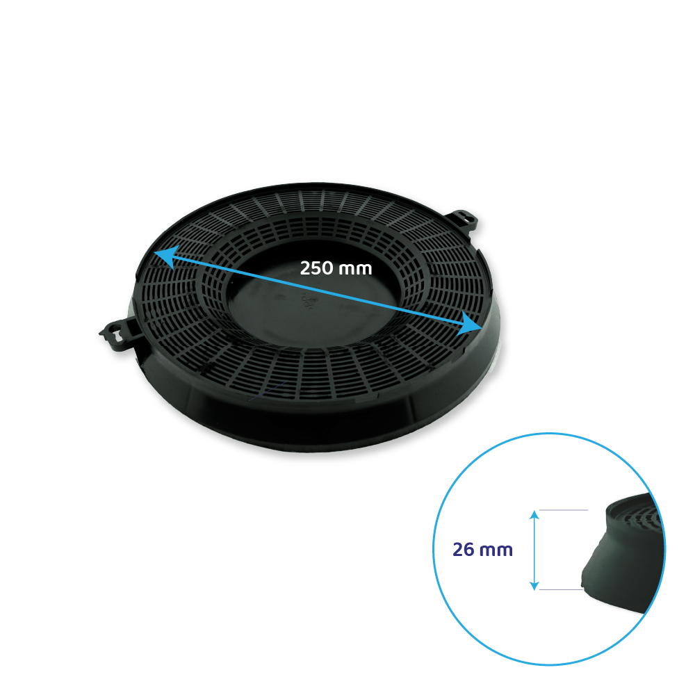 Aktivkohlefilter geeignet für Ikea 484000008783