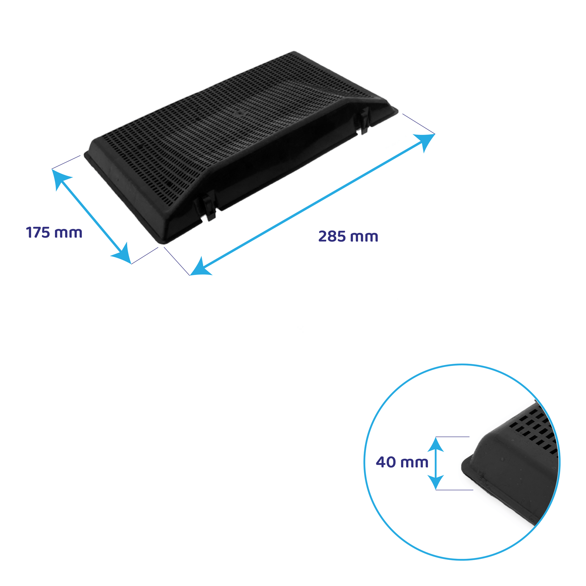 Aktivkohlefilter geeignet für Ikea NYTTIG FIL 601 (2St.)