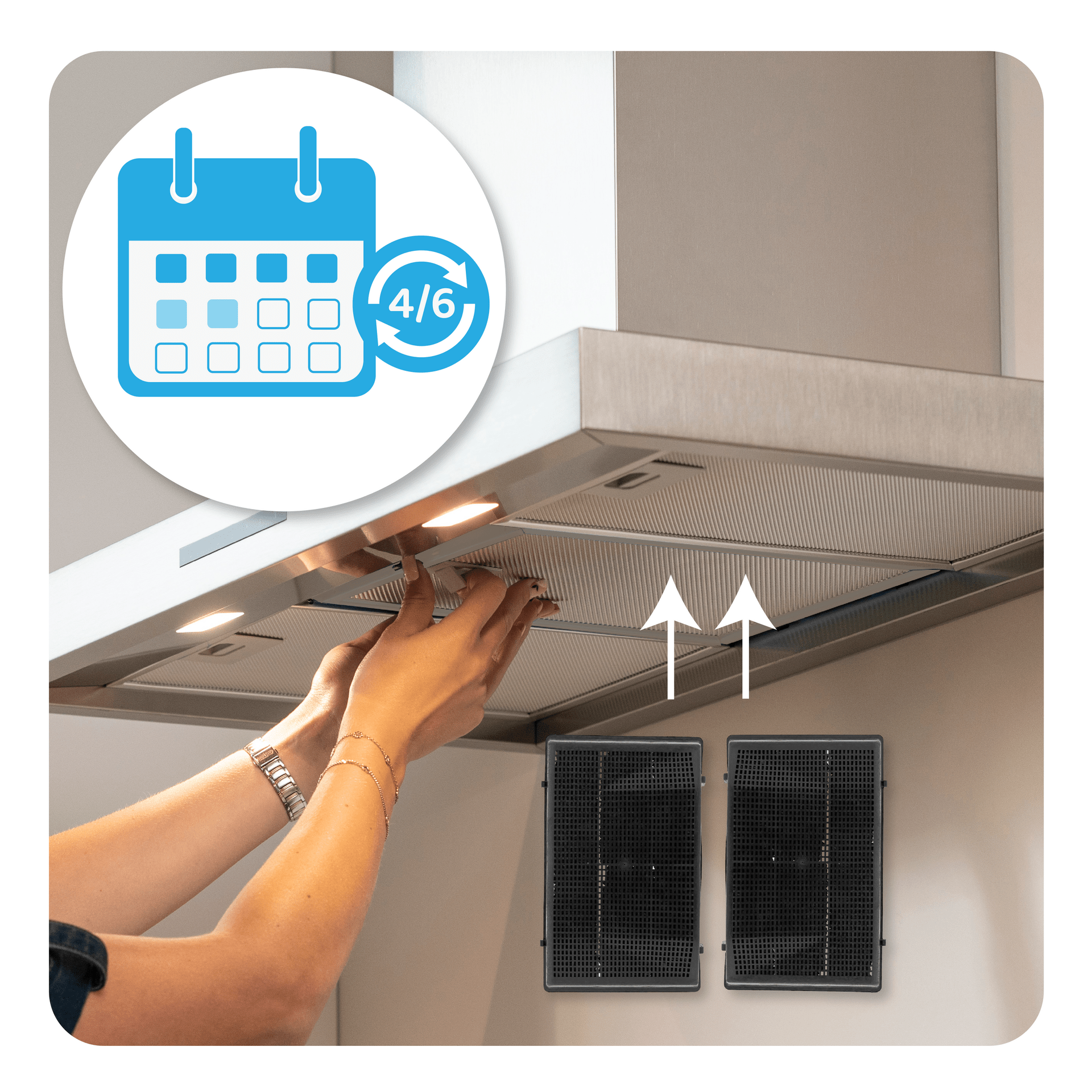 Aktivkohlefilter geeignet für Ikea NYTTIG FIL 601 (2St.)