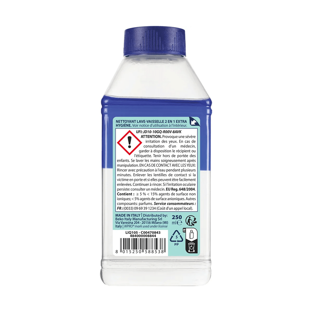 WPRO Geschirrspülerreiniger & Entkalker 2-in-1 484000008844 (250 ml)