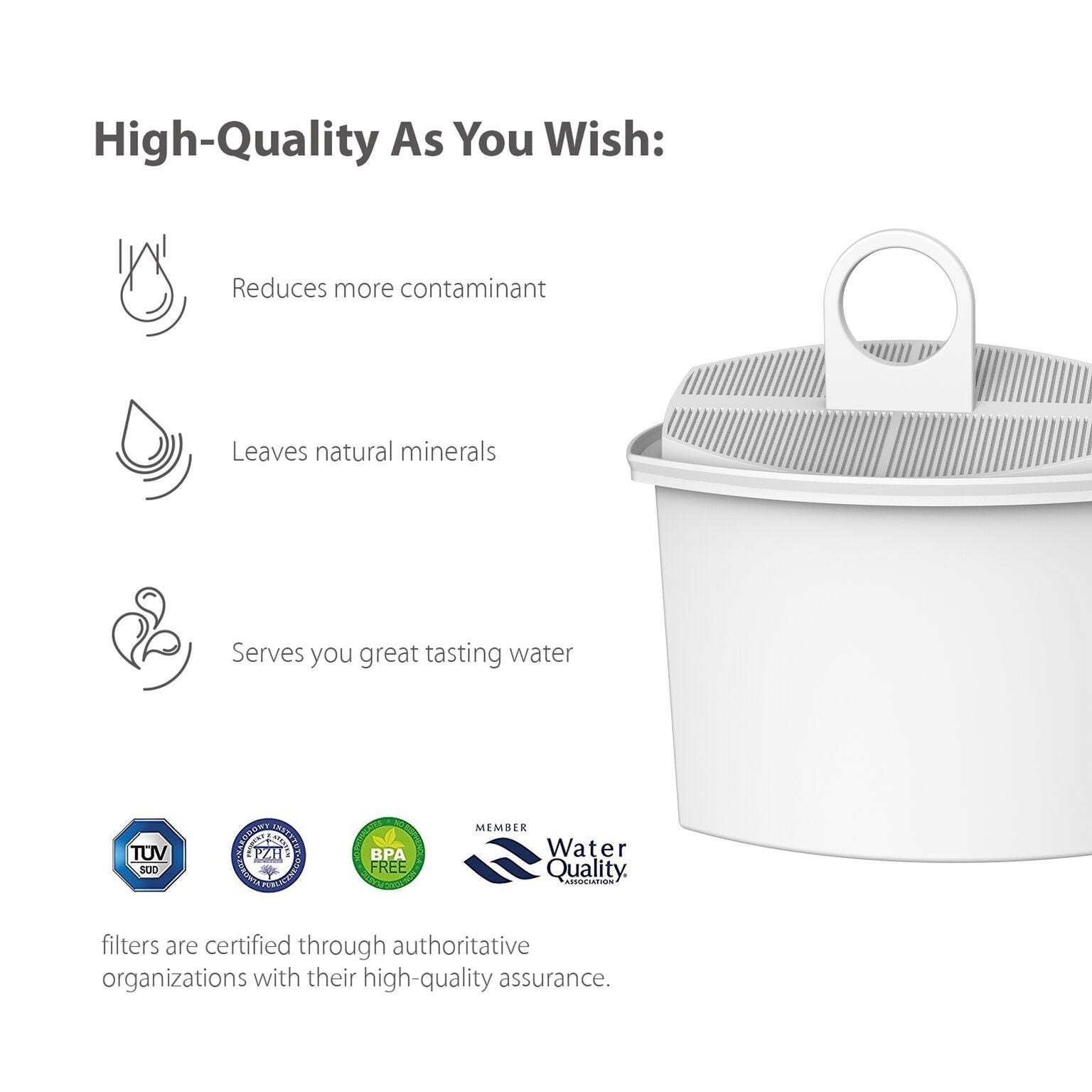 Wasserfilter geeignet für Braun PureAqua PureAqua (2Stck.) | CaféHouse, PurEase und Sommelier