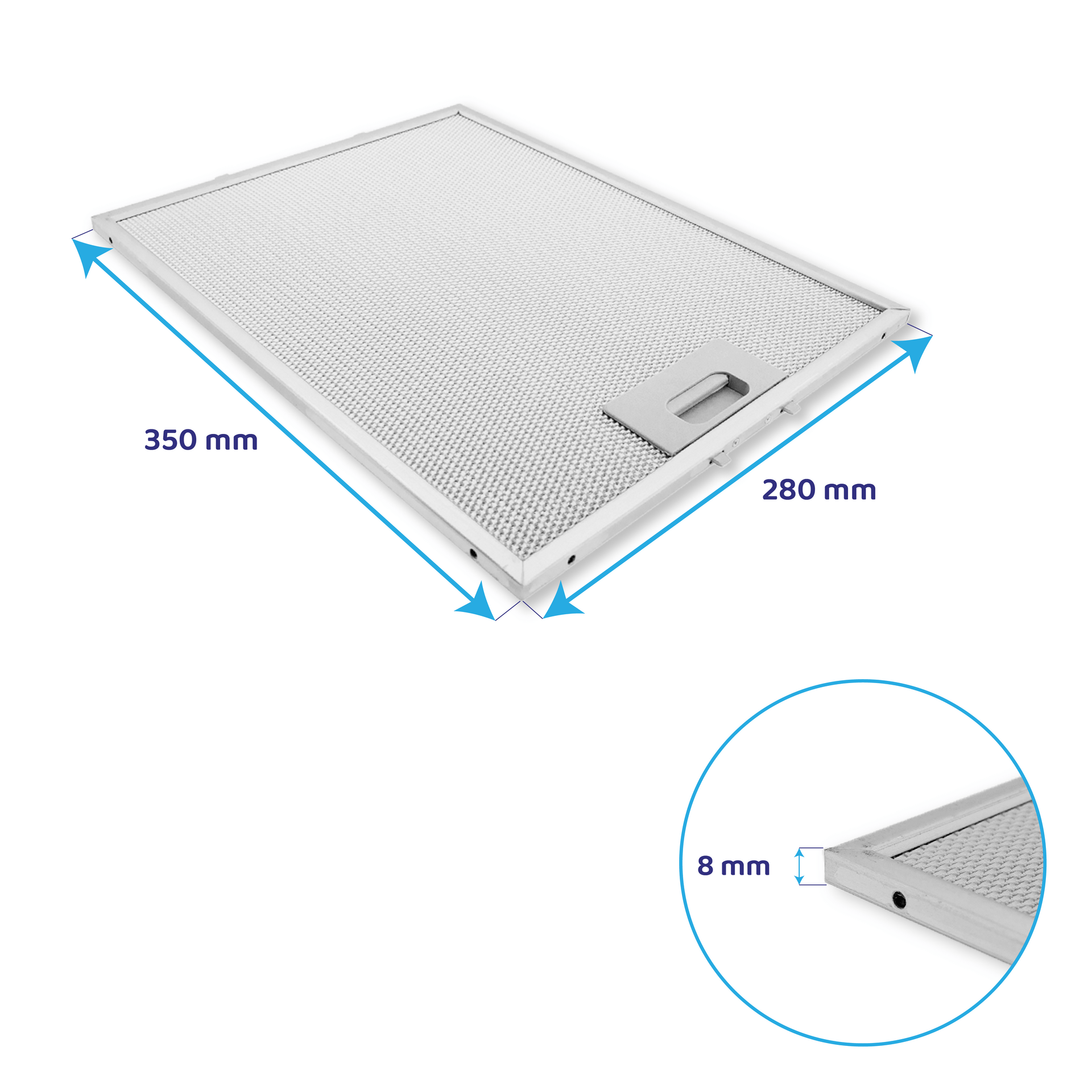 Teka Metall-Fettfilter 350x280mm 81460024