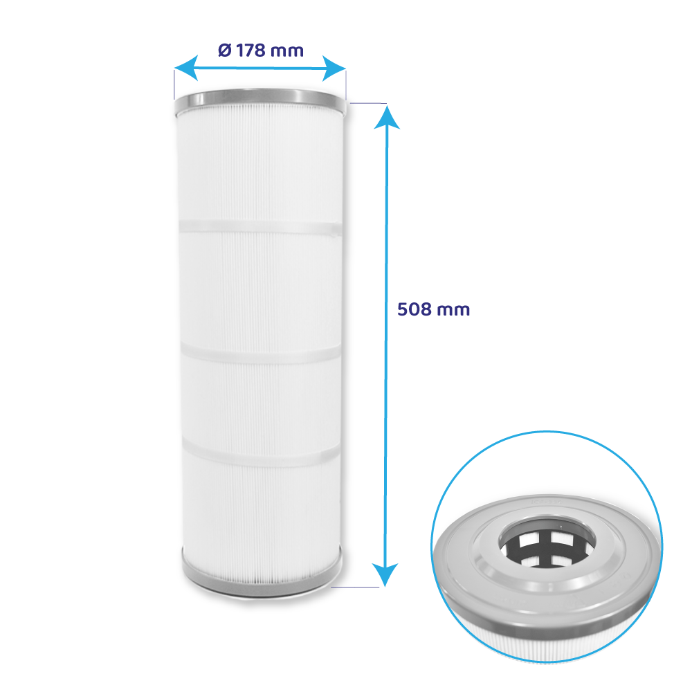 Emaux ELITE Pool Filter Galaxy ICF330 / 914100008 (4 St.)
