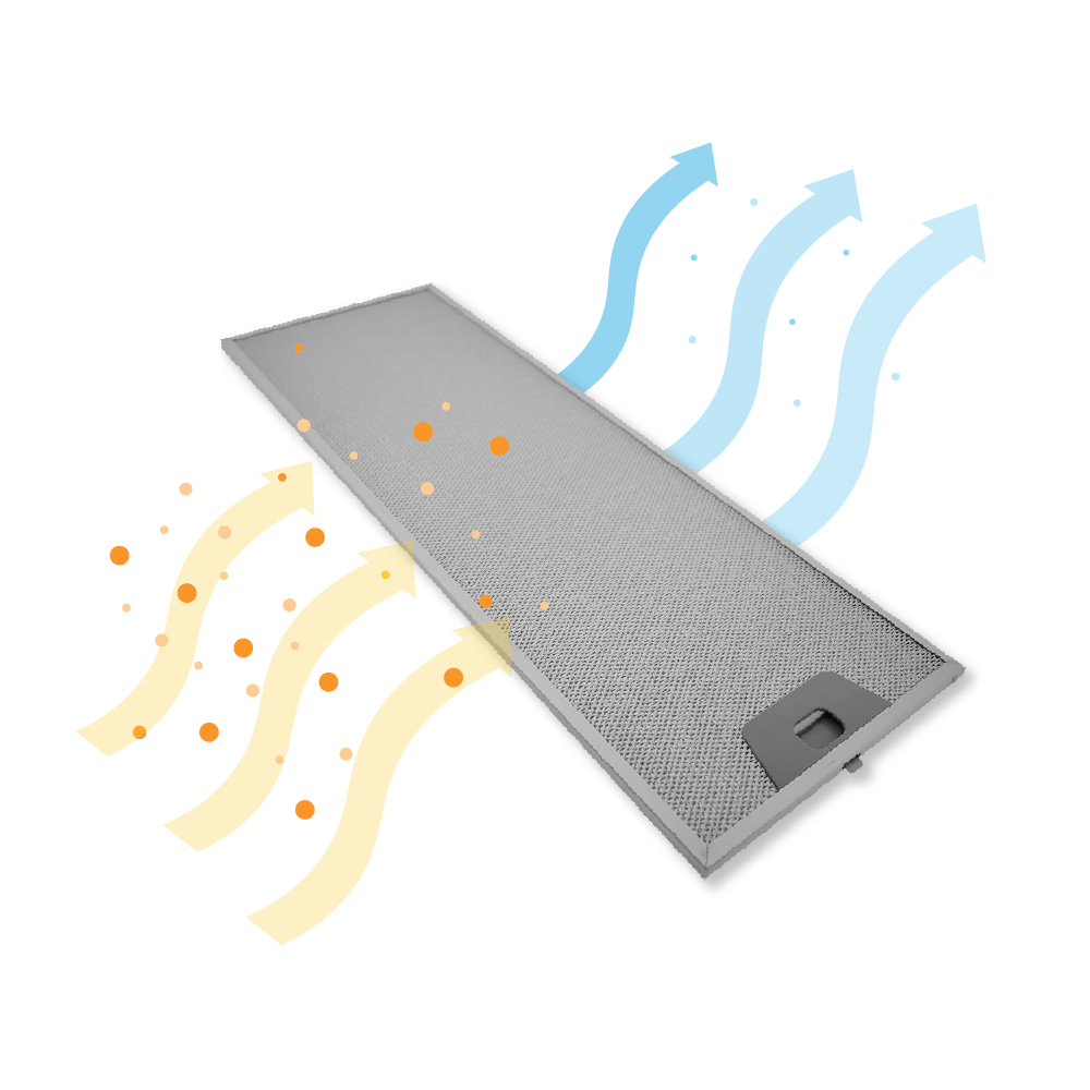 Beko Metall-Fettfilter 515x185mm 9188065383
