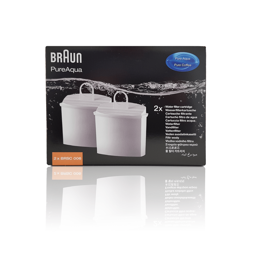 Braun Wasserfilter PureAqua BRSC 006, geeignet für CaféHouse, PurEase und Sommelier, (2St.)