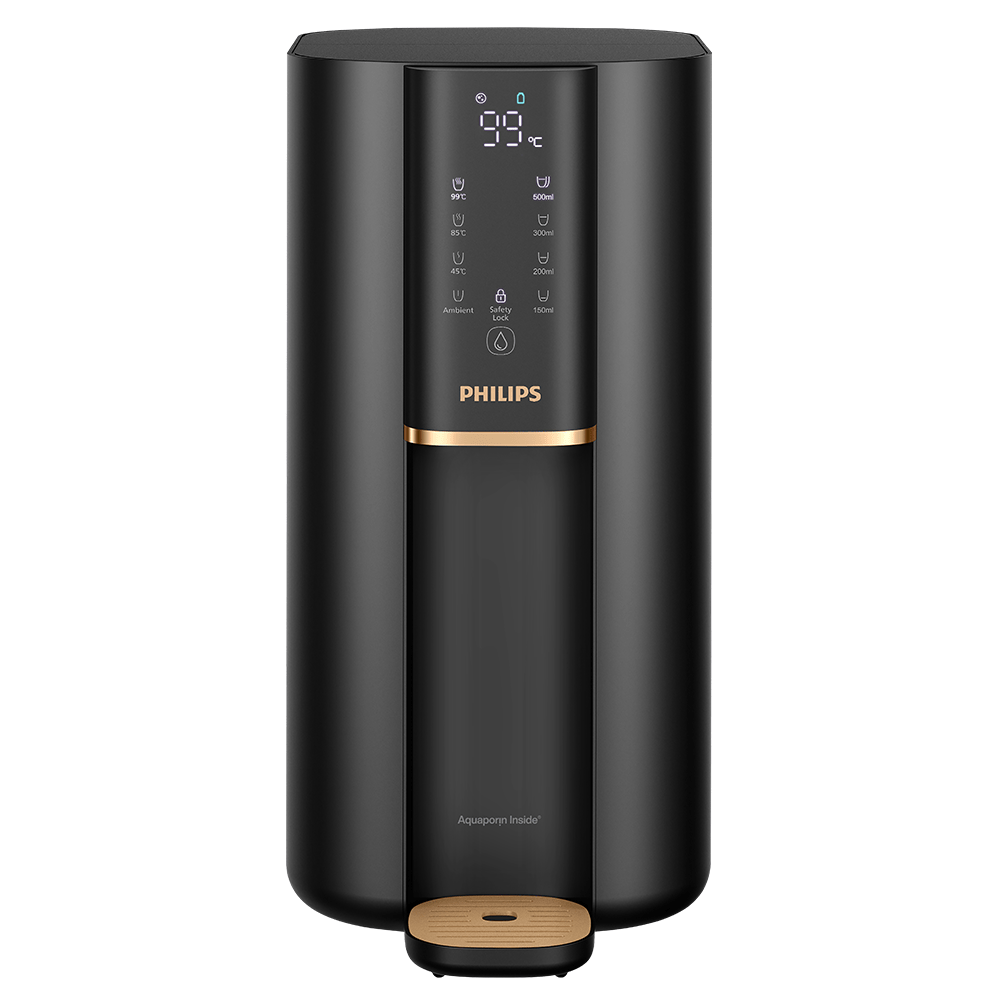 Philips Umkehrosmose-Wasserstation ADD6901HBK01, Aquaporin Inside®: Eliminiert bis zu 110 Substanzen, sofortige Erhitzung