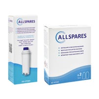 Pflegeset Kaffeemaschine Wasserfilter + Entkalker (2x100ml) geeignet für Delonghi