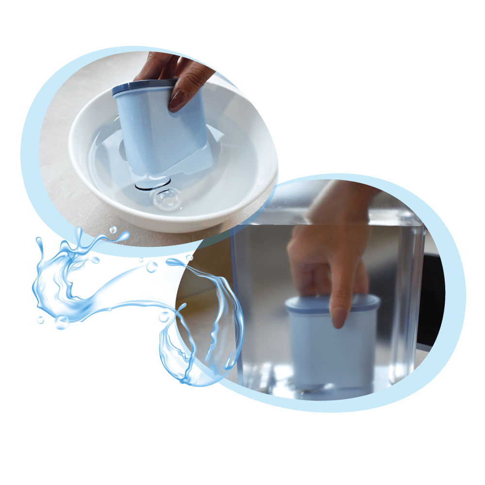 Wartungspaket Kaffeemaschine Wasserfilter + Entkalker geeignet für Philips / Saeco