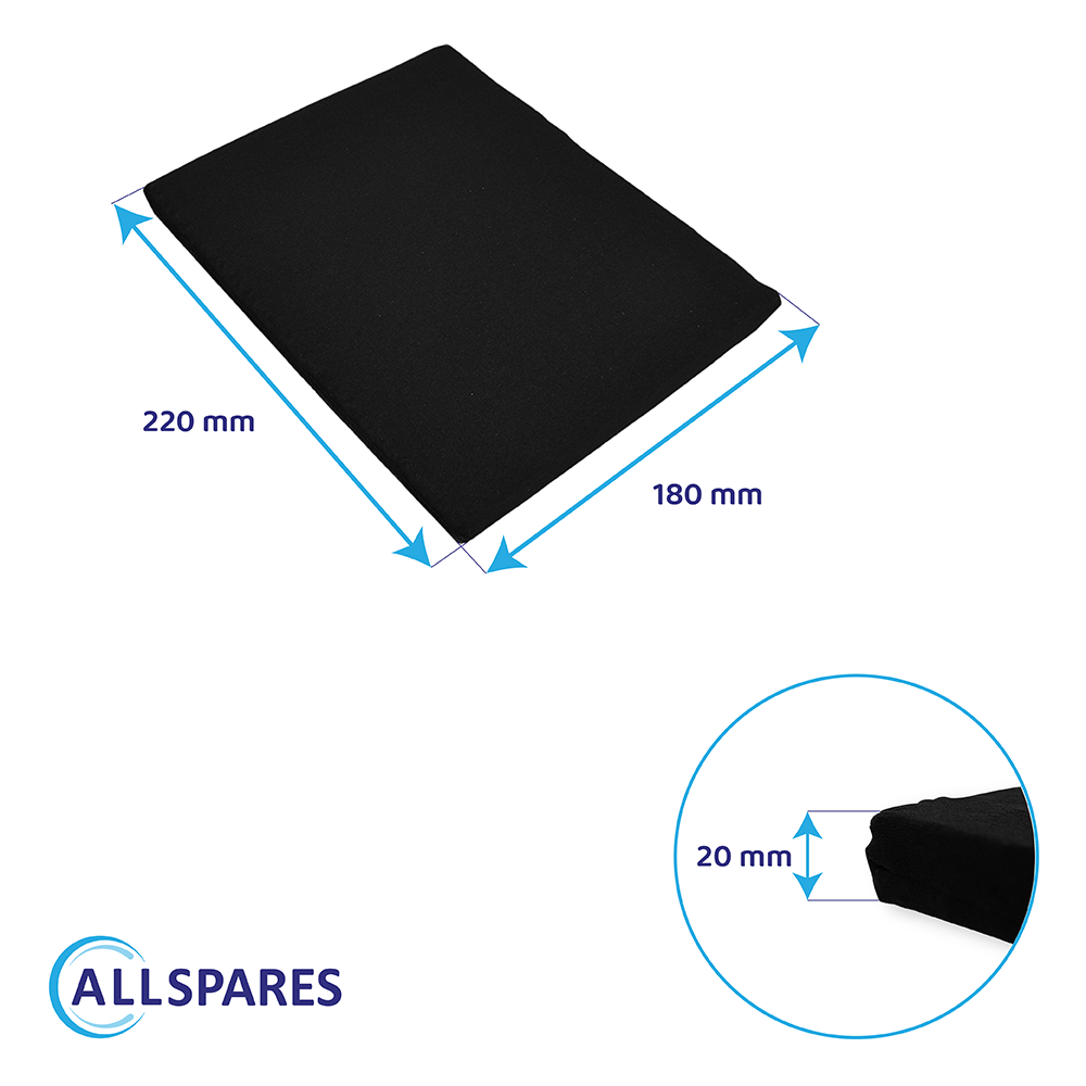 Longlife Aktivkohlefilter geeignet für Ikea NYTTIG FIL 559 / 900.279.72