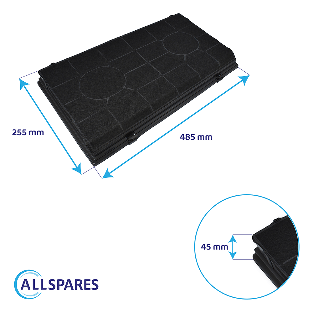 Aktivkohlefilter geeignet für Corbero MCFE07ST / 9029865970