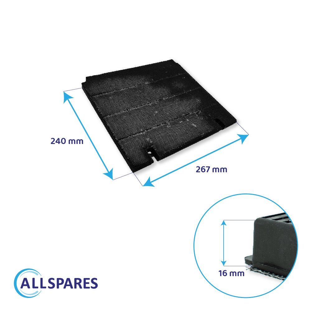 Aktivkohlefilter geeignet für Whirlpool C00392542 / 480122101207