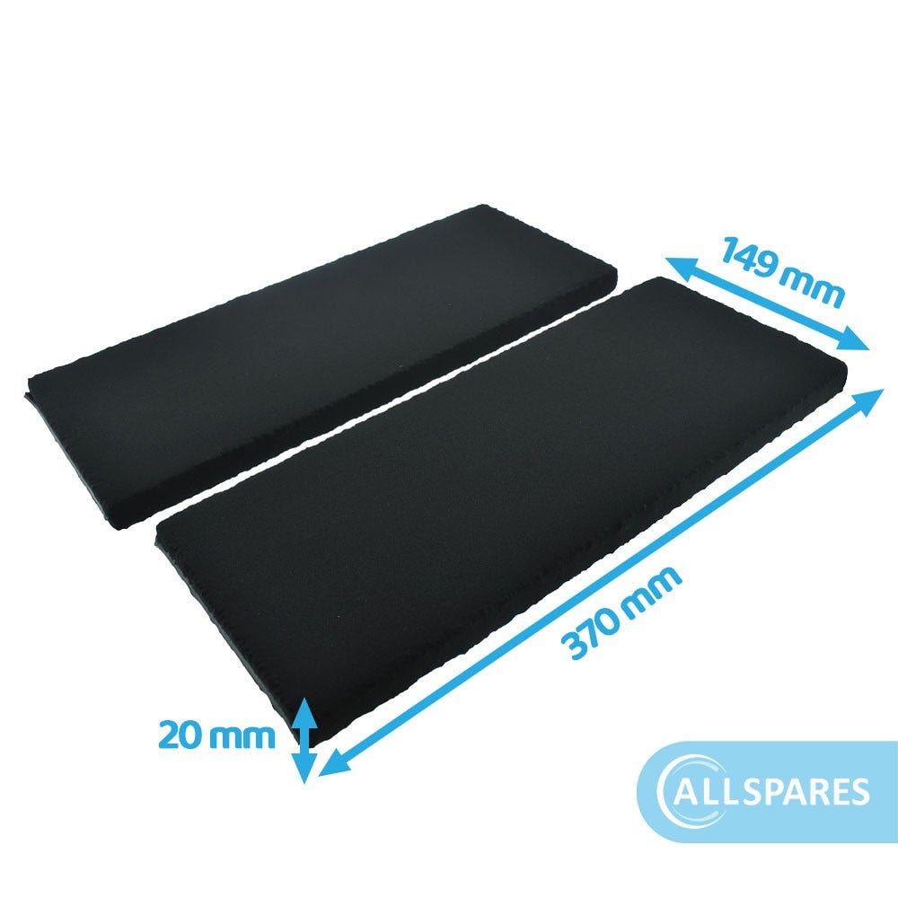Aktivkohlefilter geeignet für Novy Monoblock 692060 (2st.)